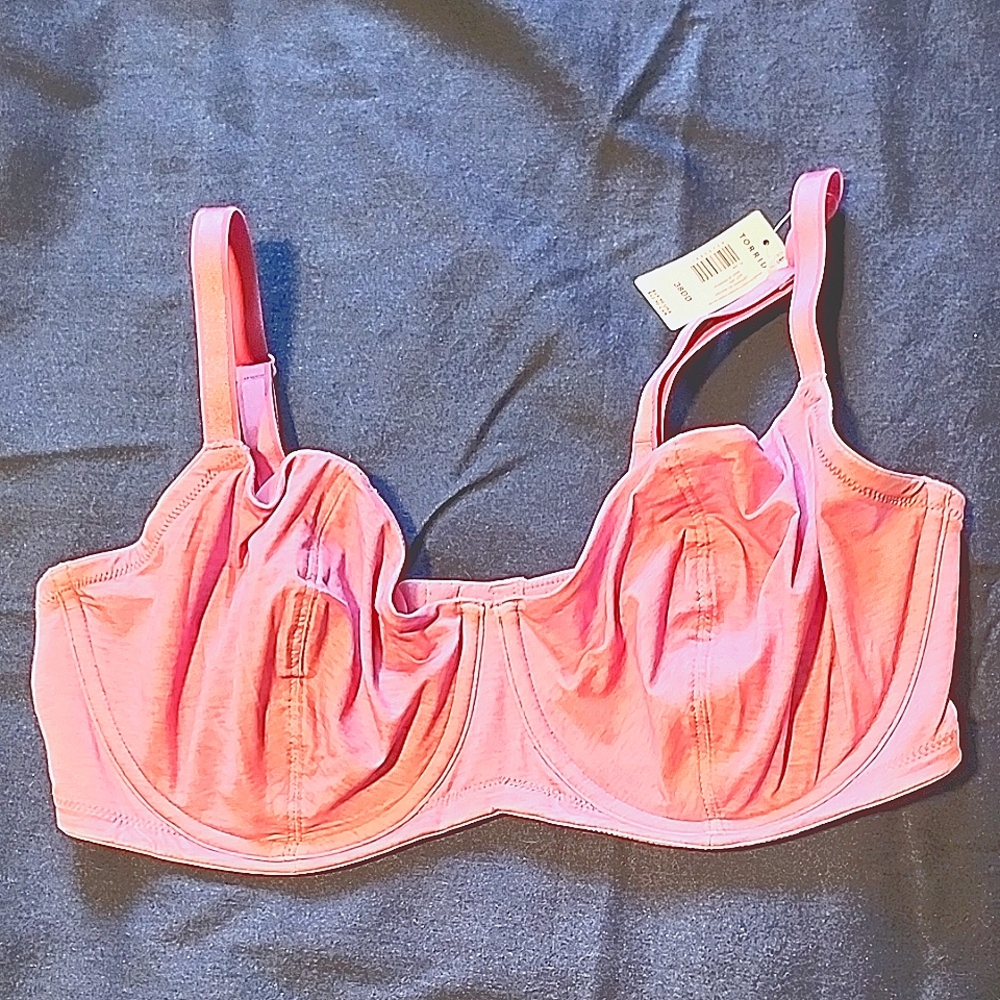 Pink Women's Underwire Balconette Bra Torrid 38DD